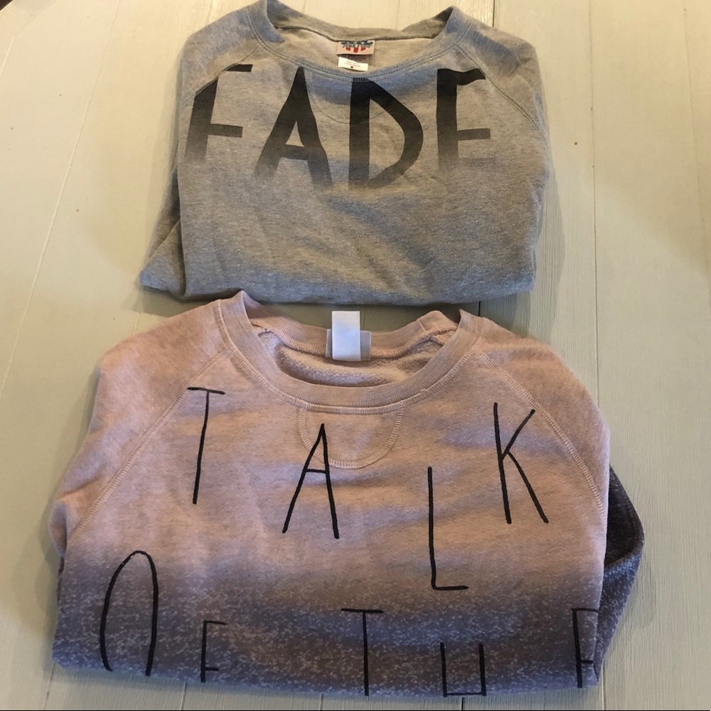 Bundle of two Junk Food crew necks